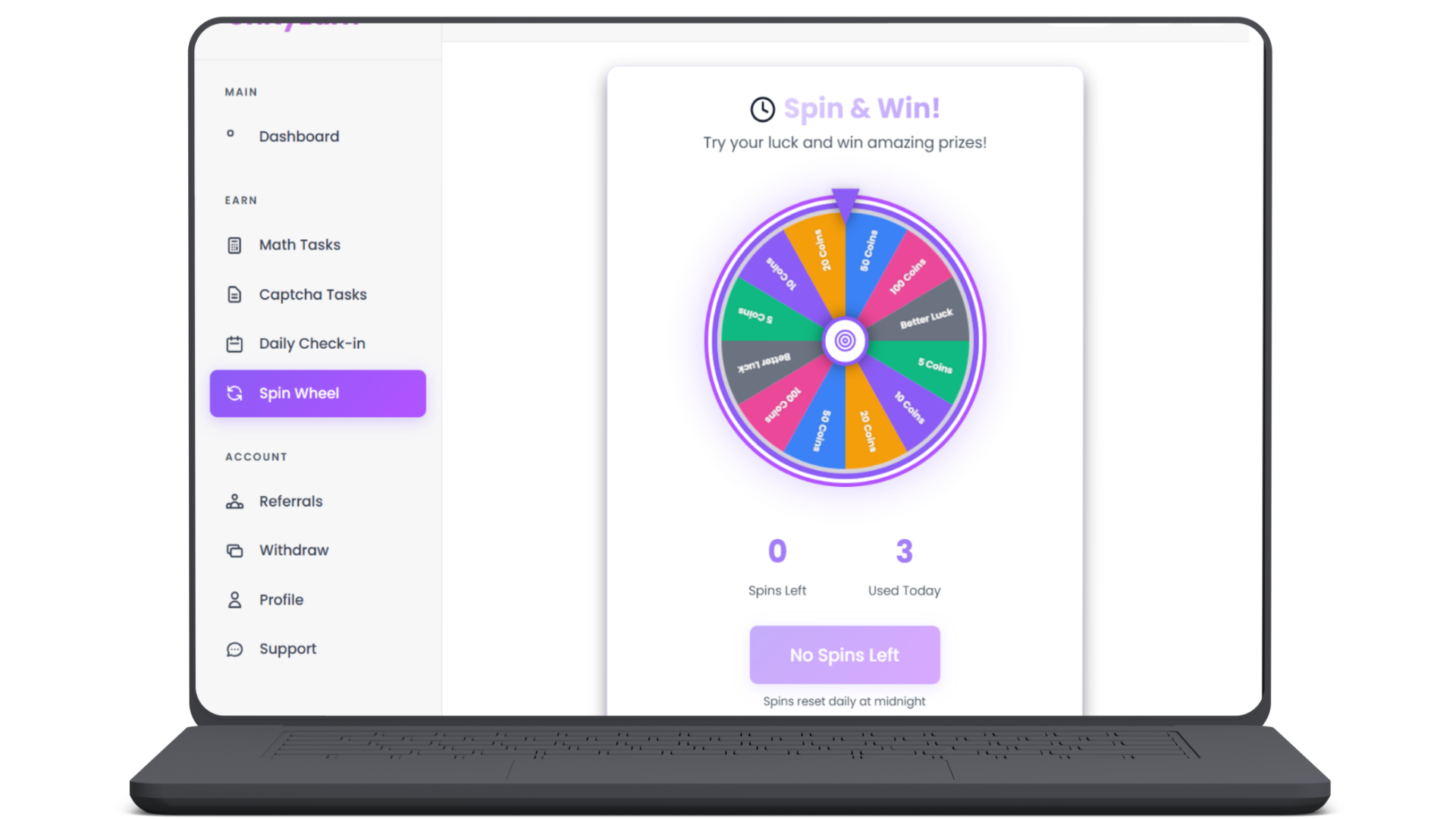 VeraMath - PHP Earning Platform Script - Screenshot